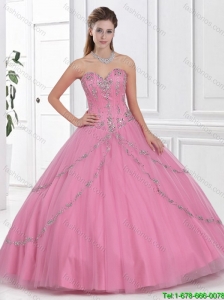 Popular Sweetheart Quinceanera Dresses with Beading for 2015