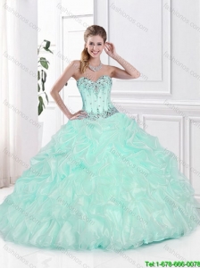 2016 Best Selling Beaded Quinceanera Dresses with Pick Ups