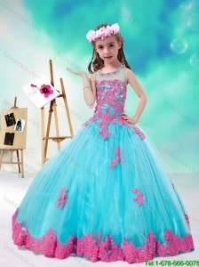 2016 Cheap Scoop Multi Color Mini Quinceanera with Appliques