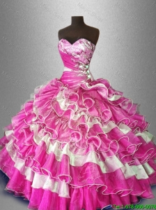2016 Luxurious Multi Color Fashionable Quinceanera Dresses with Beading