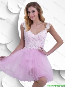 Classical Luxurious Gorgeous Exclusive Pretty Straps Prom Dresses with Beading and Appliques