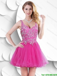 Exquisite Latest Luxurious A Line Straps Prom Dresses with Beading