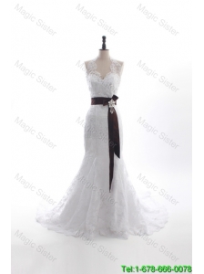 Custom Made Mermaid Halter Top Wedding Dresses with Beading