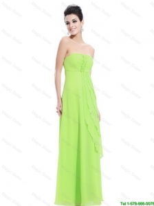 New Arrivals Strapless Beaded Prom Dresses in Spring Green