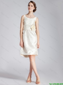 New Arrivals  Hand Made Flowers Prom Dresses in White
