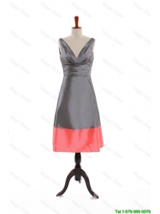 Cheap Custom Made V Neck Multi Color Short Prom Dresses for 2016