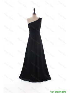 Cheap Custom Made A Line Empire Ruching Prom Dresses with Brush Train