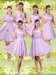 Discount A Line Lavender Bridesmaid Dresses with Beading