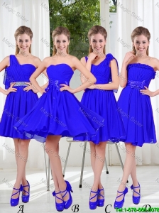 Elegant A Line Sweetheart Prom Dresses in Royal Blue