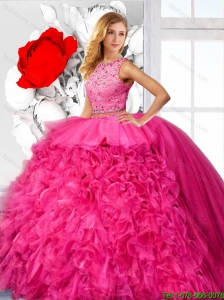 Luxurious Ball Gown Quinceanera Dresses with Beading and Ruffles