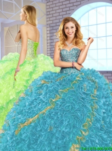 Hot Sale Floor Length Quinceanera Dresses with Lace Up
