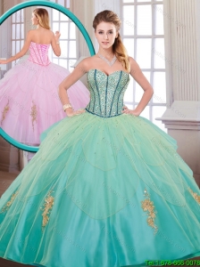 Beautiful Quinceanera Dresses with Beading and Appliques