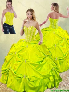 Exclusive Beading and Pick Ups Quinceanera Dresses for Spring
