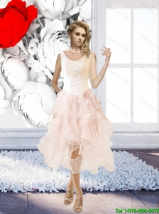 Comfortable Sweetheart Prom Dresses with Beading and Ruffles