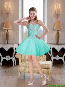 2016 Exclusive Sweetheart Mini Length Prom Dress with Beading