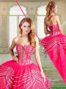 Gorgeous Floor Length Sweet 16 Dresses with Beading and Appliques