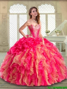 Gorgeous Sweetheart Quinceanera Dresses with Ruffles and Pick Ups