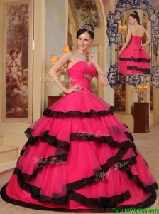 New Arrival Ball Gown Strapless Beading Quinceanera Dresses