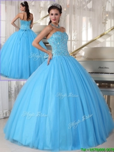 Pretty Sweetheart Ball Gown Beading Sweet 16 Dresses
