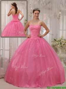 Clearance Ball Gown Sweetheart Beading Quinceanera Dresses