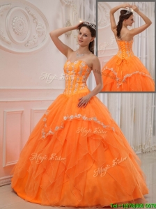 Discount Ball Gown Sweetheart Appliques Quinceanera Dresses