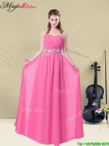New Arrivals Strapless Ruching Bridesmaid Dresses for Spring