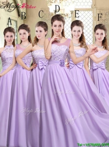 Hot Sale Empire Lavender 2016 Modest Prom Dresses