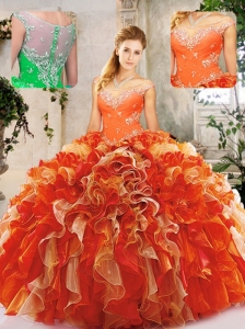 Popular Beading Quinceanera Dresses in Multi Color