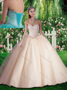 2016 Simple Beading Quinceanera Dresses for 16 brithday Party