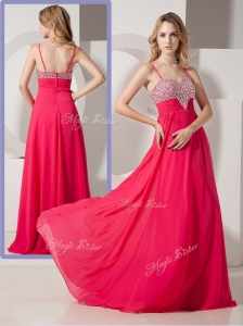 Brand New Style Spaghetti Straps 2016 Bridesmaid Dresses with Beading