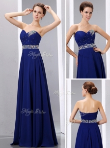 Romantic Empire Sweetheart 2016 Bridesmaid Dresses with Beading