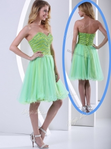 Lovely Sweetheart Beading Short Cocktail Dresses for Party