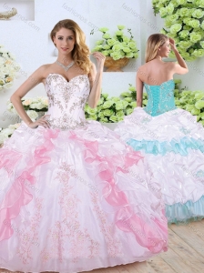 2016 Clearance Sweetheart Quinceanera Dresses with Beading and Pick Ups