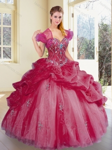 Clearance Sweetheart Pick Ups and Appliques Quinceanera Dresses