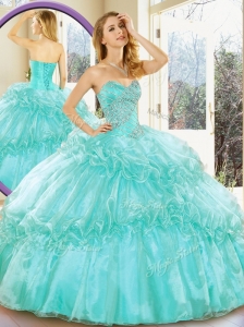 Clearance  Sweetheart Quinceanera Dresses with Beading and Ruffled Layers for Summer