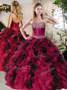 Discount  Sweetheart Multi Color Sweet 16 Quinceanera Dresses with Beading and Ruffles