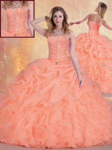 2016 Discount  Sweetheart Quinceanera Dresses with Ruffles and Pick Ups