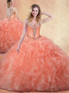 Unique  Ball Gown Quinceanera Dresses with Ruffles and Appliques