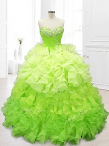 New Arrivals Ball Gown Sweet 16 Dresses with Beading and Ruffles