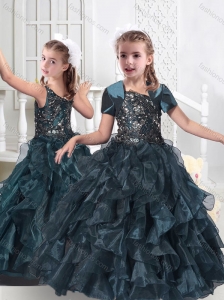 Hot Sale Hot Sale Little Girl Pageant Dresses with Beading and Ruffles