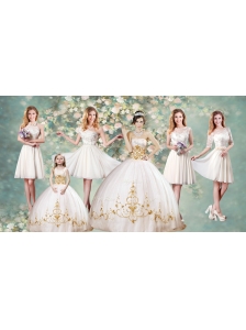 Discount Strapless Quinceanera Dresses and Lovely Scoop Mini Quinceanera Dresses and Beautiful Champagne Short Dama