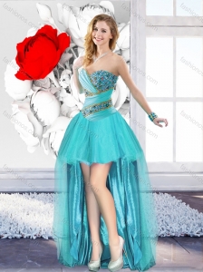 2016 A Line Sweetheart Classical Dama Dresses for Quinceanera with Beading