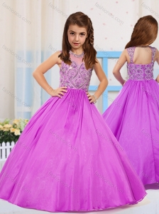 Most Popular Pincess Scoop Beaded Mini Quinceanera Dress