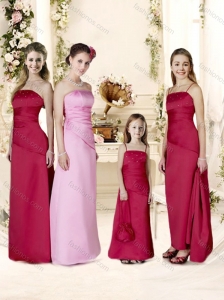 Popular Ruffled and Beaded Bridesmaid Dress with Floor-length