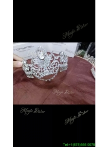 Romantic Wedding Tiara with Rhinestone