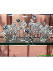 Wonderful Rhinestoned Tiara for Wedding