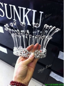 2017 Elegant Tiaras with Beading