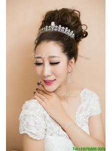 Suitable Silver Tiaras with Beading