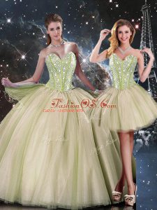 Edgy Floor Length Multi-color Sweet 16 Dress Sweetheart Sleeveless Lace Up