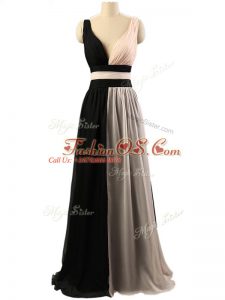 Hot Sale White And Black Straps Criss Cross Ruching Dama Dress Sleeveless